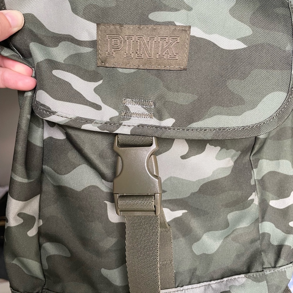 PINK camo mini backpack